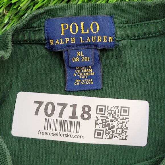 Ralph-Lauren Shirt Teens XL 19x25 Green - Picture 12 of 15
